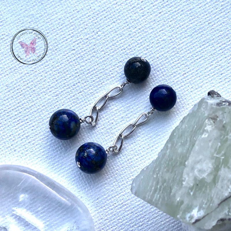 Lapis Lazuli Chain Cufflinks